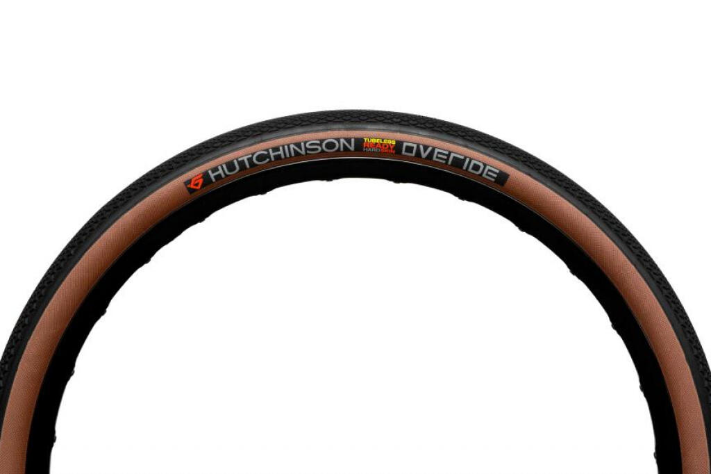 Hutchinson Overide 700 mm Tubeless Ready Soft Hardskin Beige Sidewalls Tan 3/4