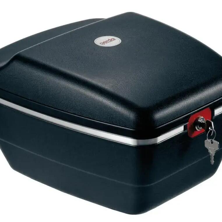 Gerda Fahrradkoffer Touring Tresor Schwarz für Gepäckträger 14 L