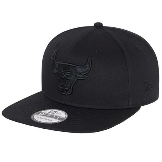 New Era Unisex Snapback Cap Chicago Bulls, 9Fifty, Schwarz