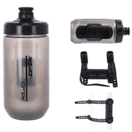 XLC Fidlock Fahrradtrinkflasche & Magnethalterung WB-K07 Uni Base, 450 ml