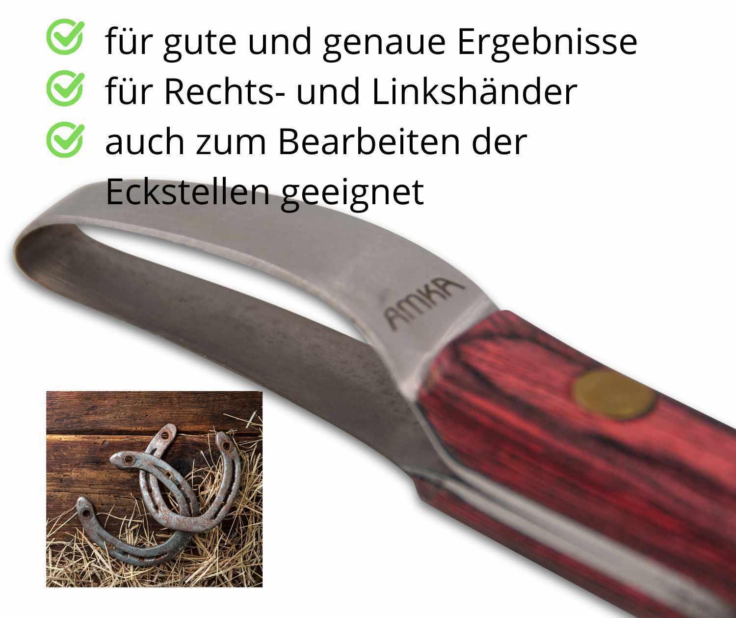 AMKA PRO Schlaufen Hufmesser 4/4