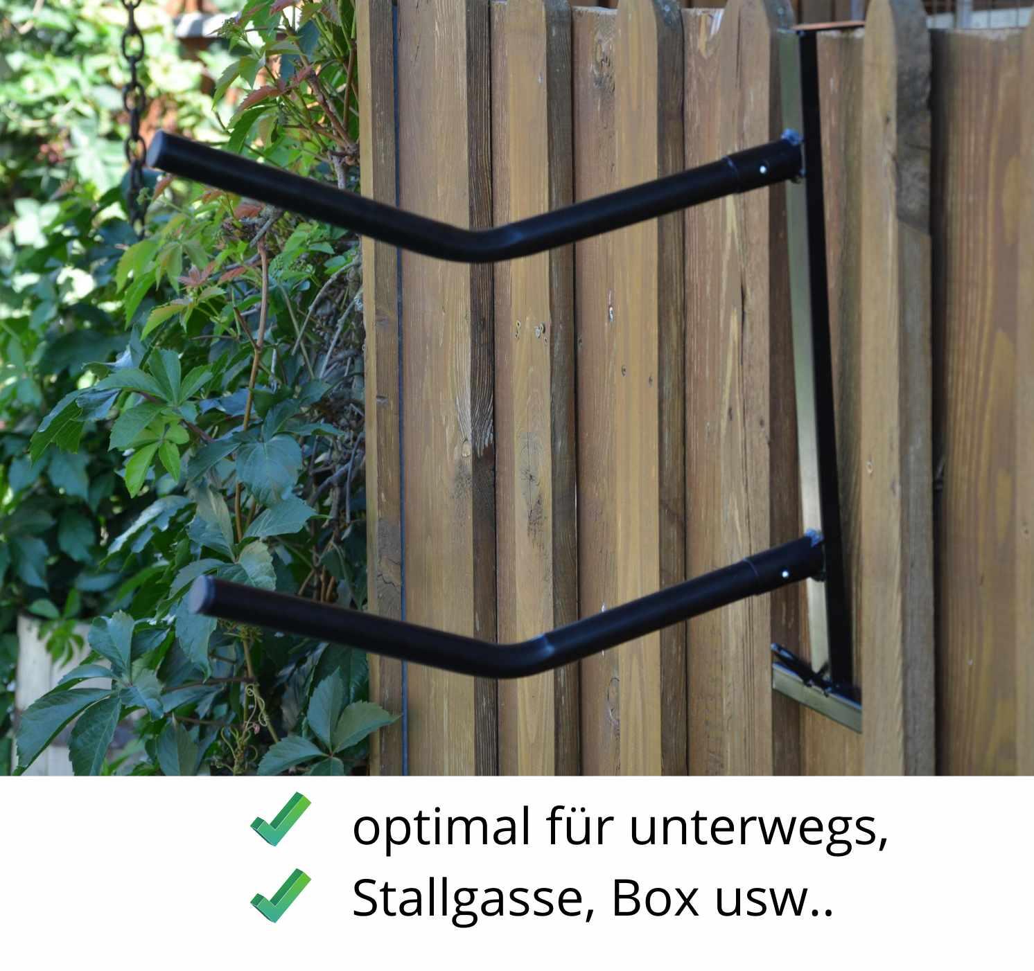 Sattelhalter abnehmbar mit 2 Armen, mobiler Sattelhalter 4/4