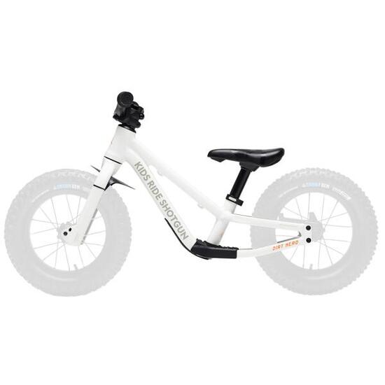 Kids Ride Shotgun Laufrad Rahmenkid Dirt Hero, 12/14", Weiß
