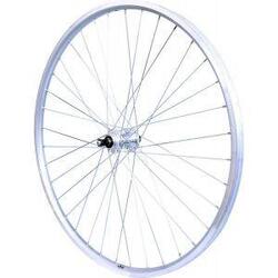 ROUE 26" VTT ARRIERE JANTE ALU DOUBLE PAROI ARGENT