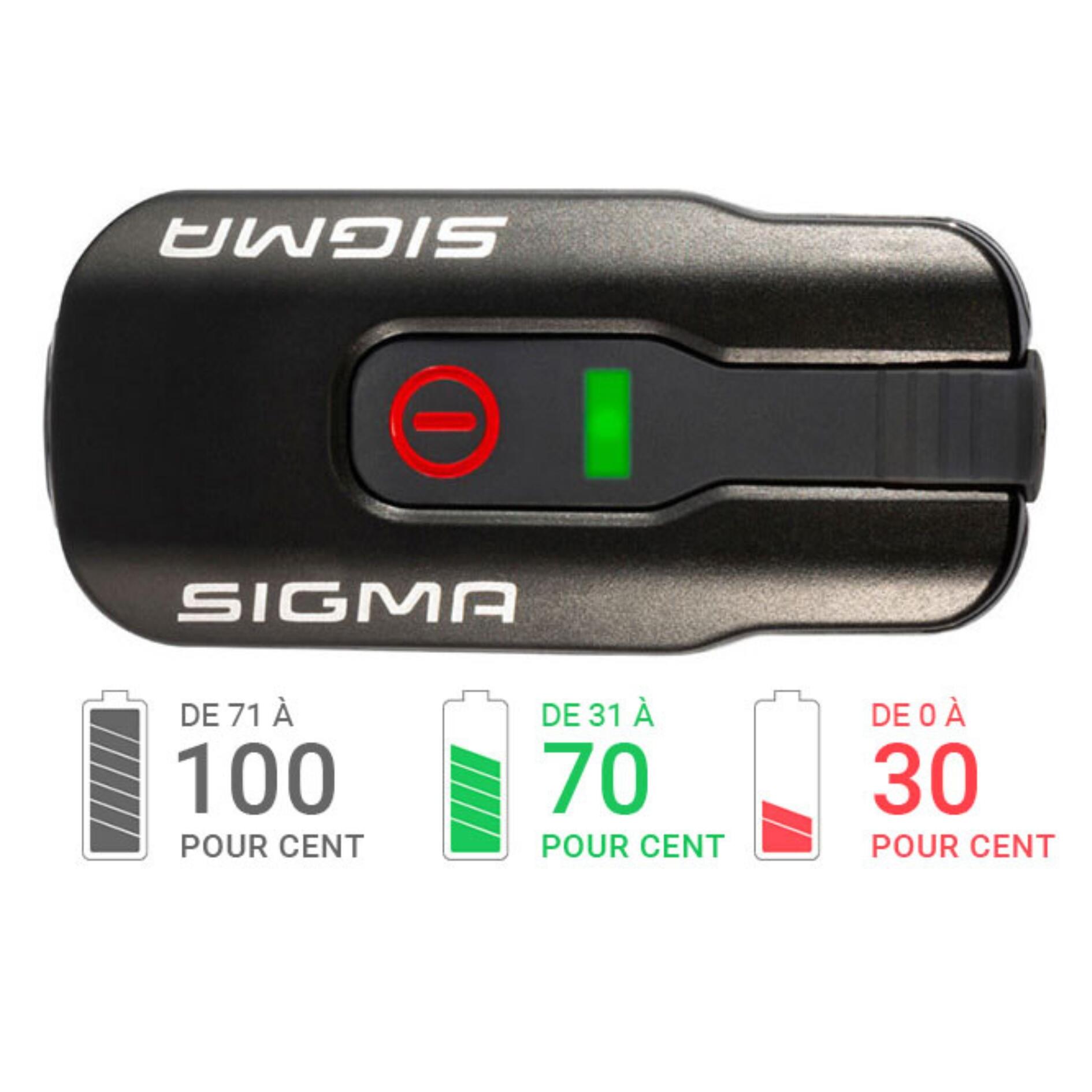 Sigma Aura 60 Lux (USB) Bicycle Light 4/7