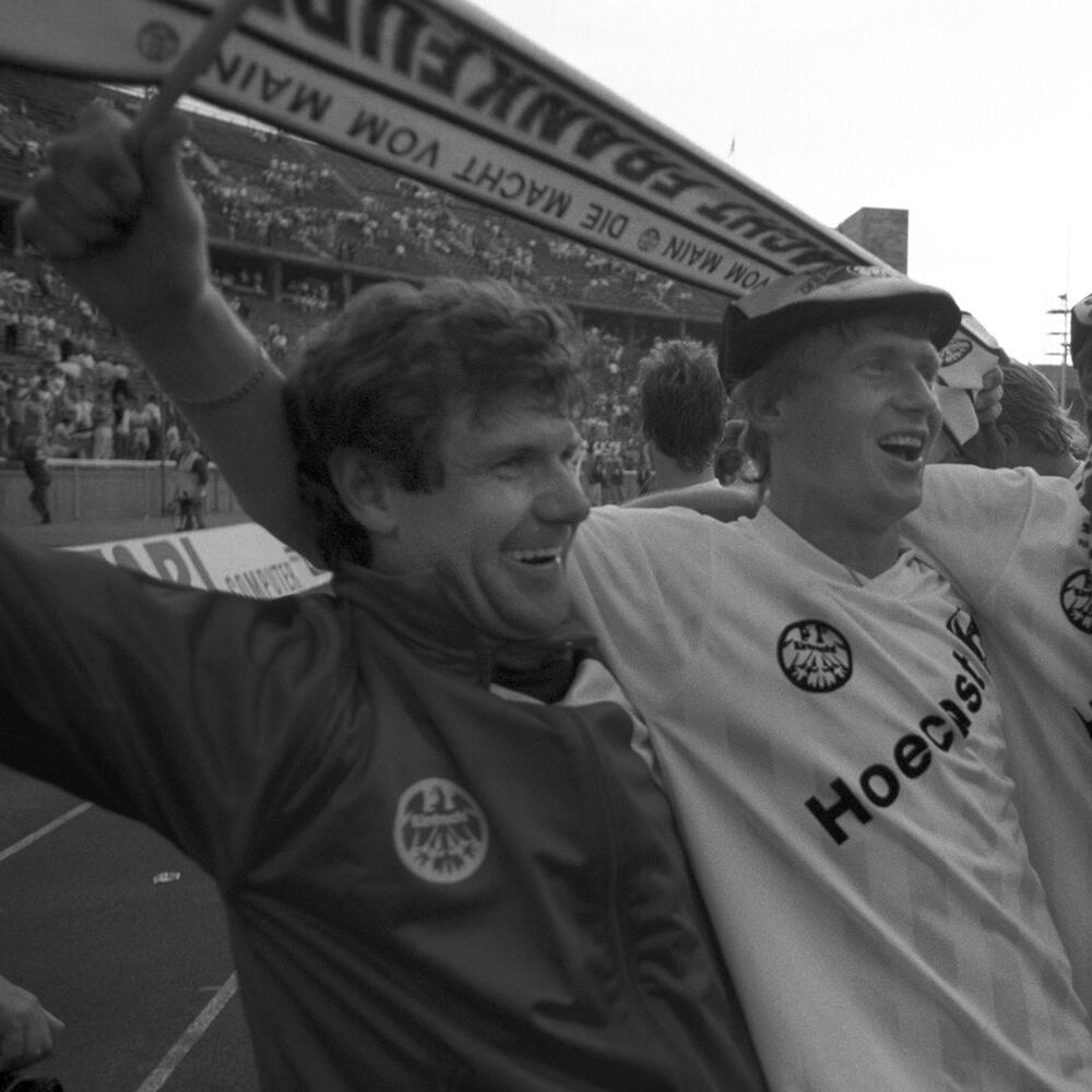 Chaqueta de Fútbol Retro - Adulto - Eintracht Frankfurt 1988 - Rojo 7/7