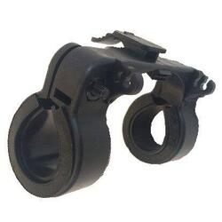 Support central éclairage vélo position au cintre