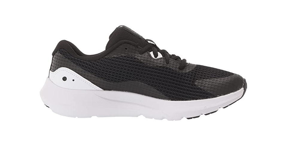 Sneakers Under Armour Surge 3, Zwart, Dames 5/7