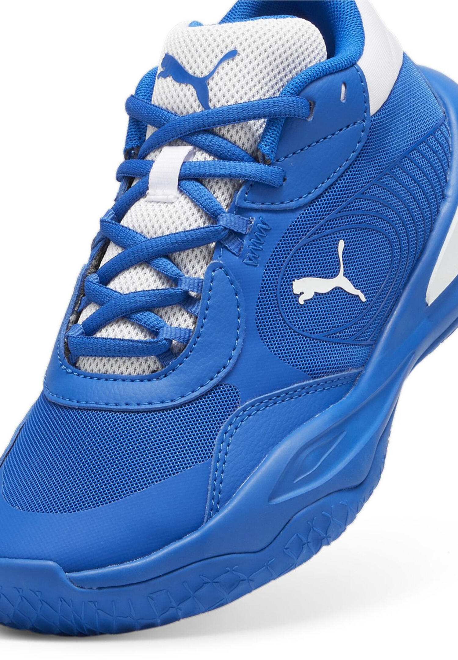 Puma PLAYMAKER PRO JR Unisex Kinder Sneaker Sportschuh 310370 05 blau 3/6