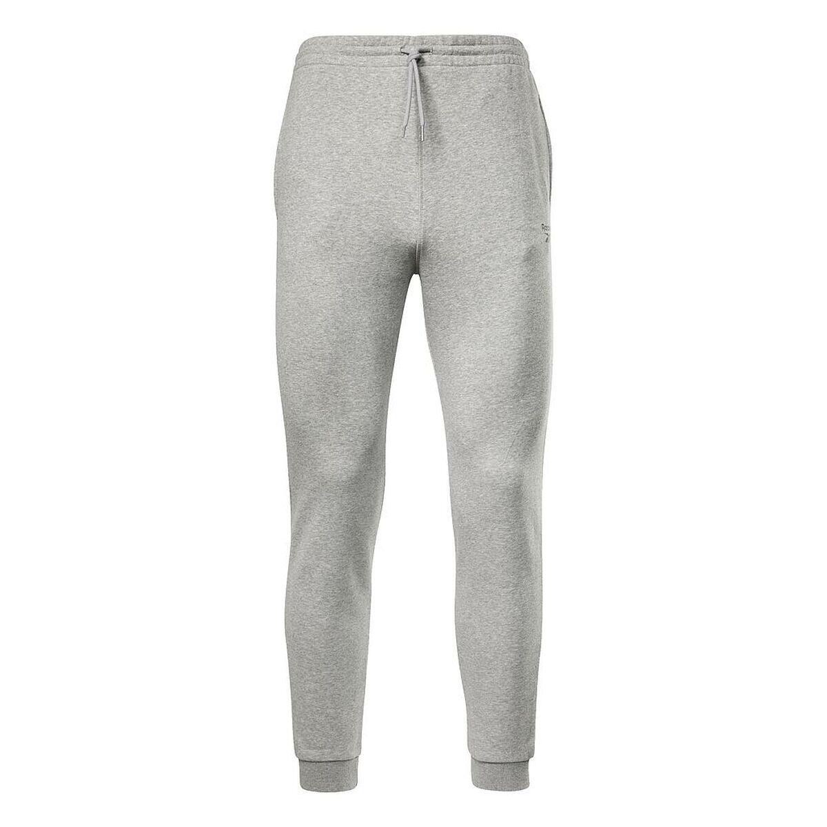 Broeken voor Volwassenen Reebok FT LEFT LEG JOGG HZ8785  Grijs 5/5