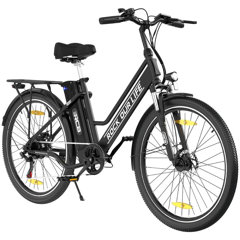 Vélo Electrique Adulte Adolescent  26" E-Bike, 35-90 km, RCB-RK8S