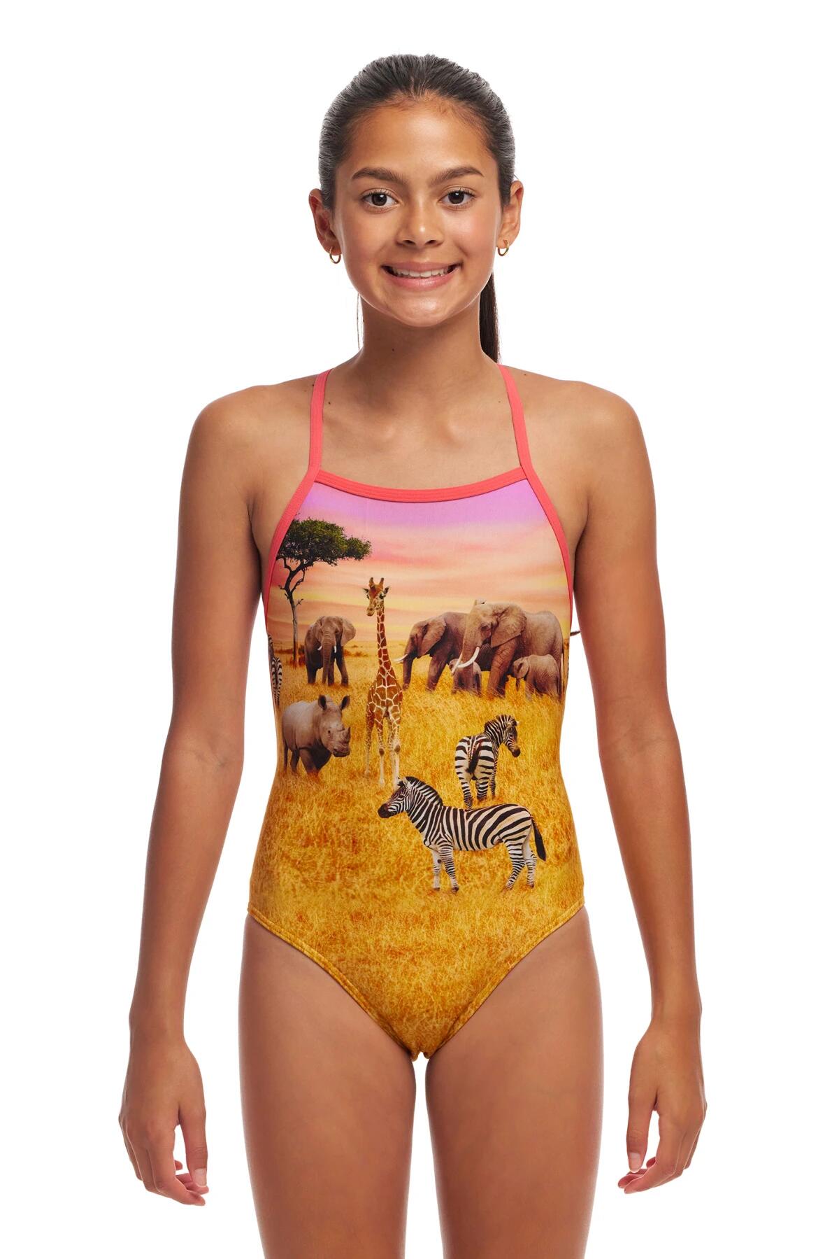 Strój kąpielowy dziewczęcy Funkita Circle of Life Straped In 2/6