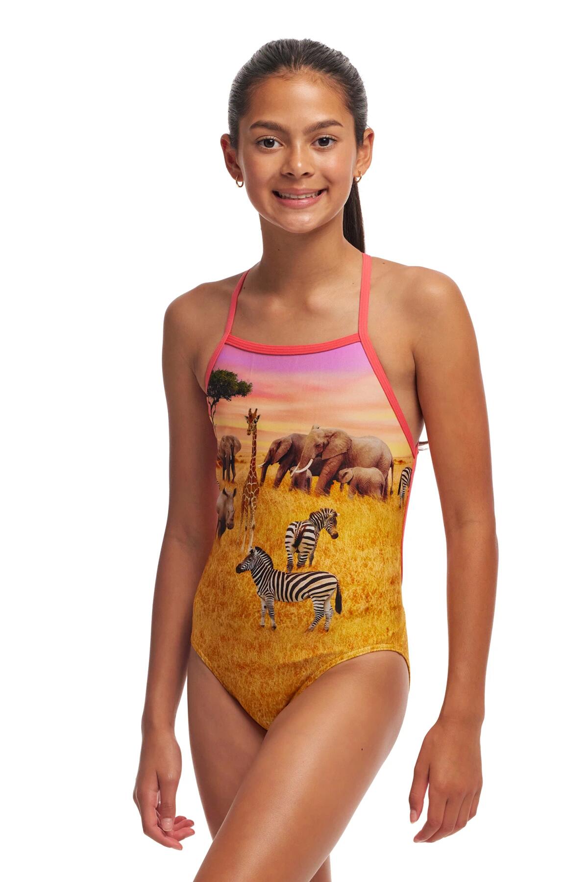 Strój kąpielowy dziewczęcy Funkita Circle of Life Straped In 4/6