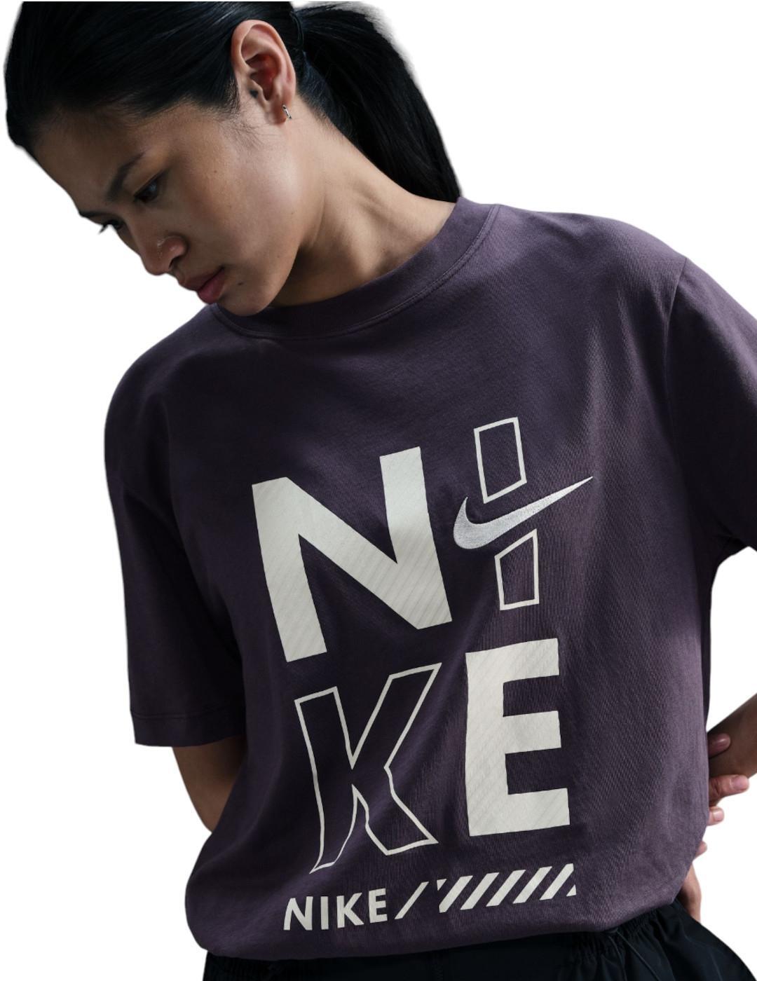 Camiseta para Mujer Nike  bf gls Azul 3/4
