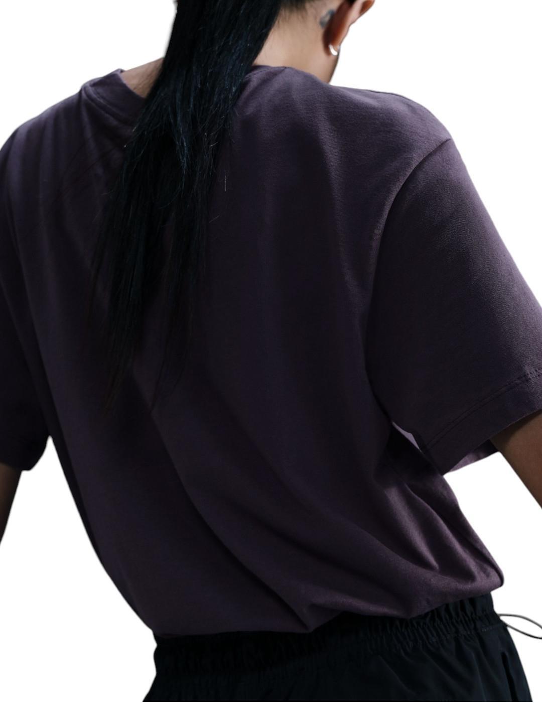 Camiseta para Mujer Nike  bf gls Azul 4/4