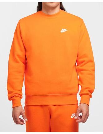 Sudaderas jerseys polares para Hombre Nike Club fleece Naranja