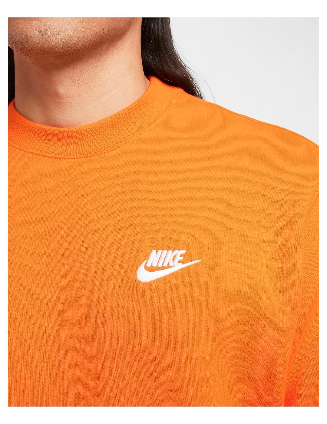 Club Fleece Nike Naranja Sudadera Sudaderas Jerseys Polares