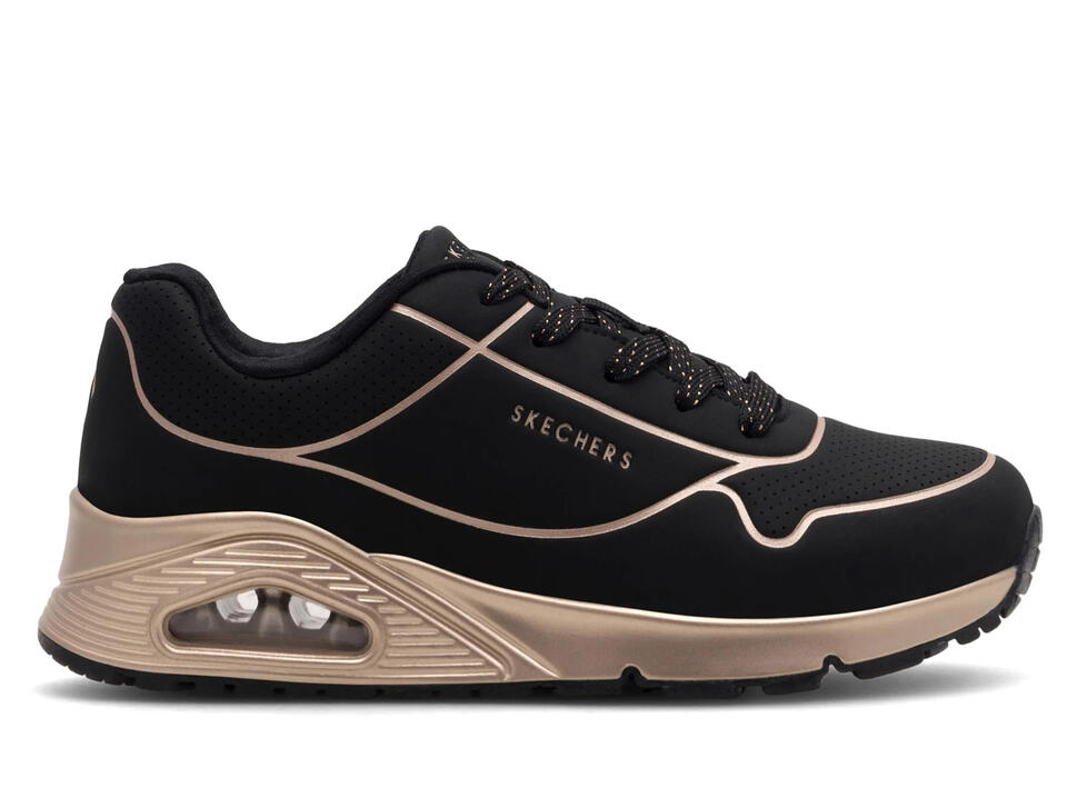 Buty młodzieżowe SKECHERS UNO GEN 1 COOL eko skóra