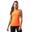 Camisola de alças para mulher Fitness Volcano Tangerina