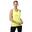 Camisola de alças para mulher Fitness Core Amarelo Limão