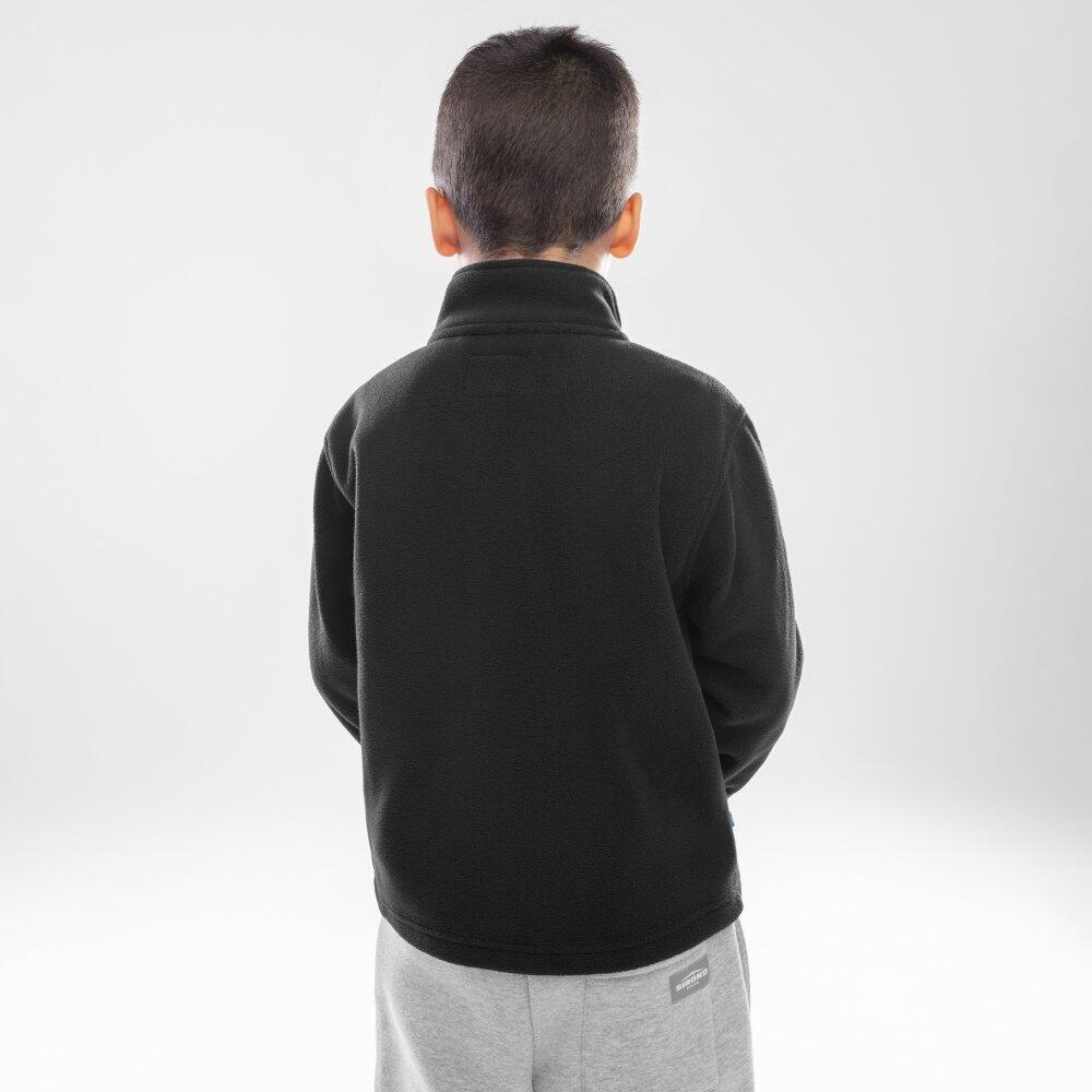 Kinder Wintersport Jungen-Fleecejacke mit durchgehendem Reißverschluss K-Core B 3/7