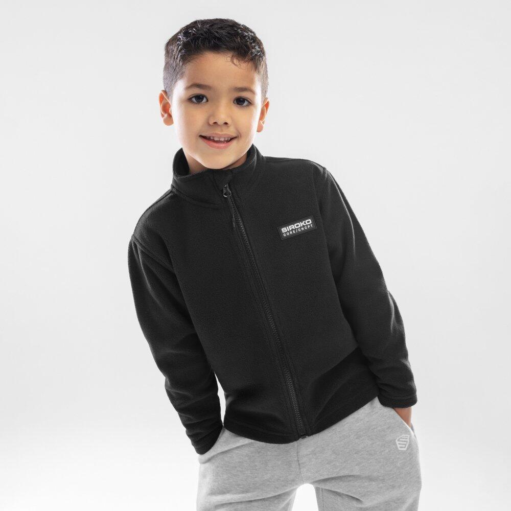 Kinder Wintersport Jungen-Fleecejacke mit durchgehendem Reißverschluss K-Core B 2/7