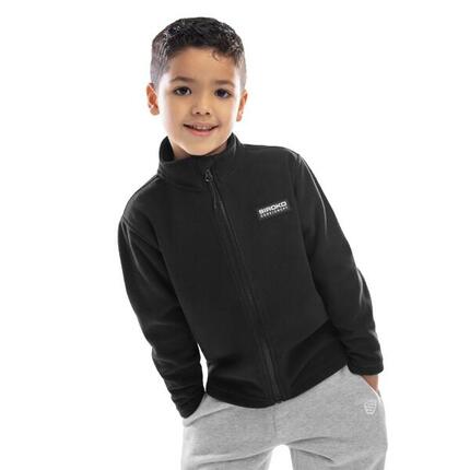 Kinder Wintersport Jungen-Fleecejacke mit durchgehendem Reißverschluss K-Core B