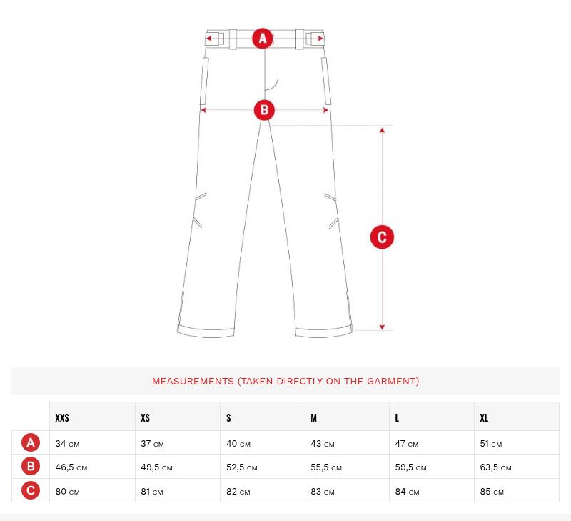 Damen Wintersport ski- & snowboardhose für Core Frutt Schwarz 5/7