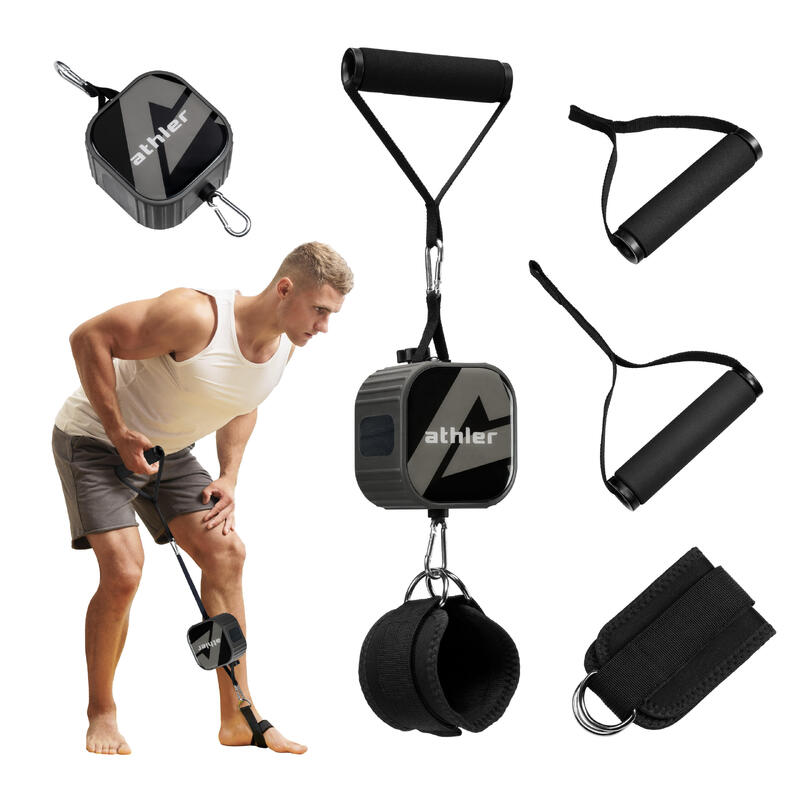 Wielofunkcyjny wyciąg Athler Agile 10  kostka fitness z regulacją oporu
