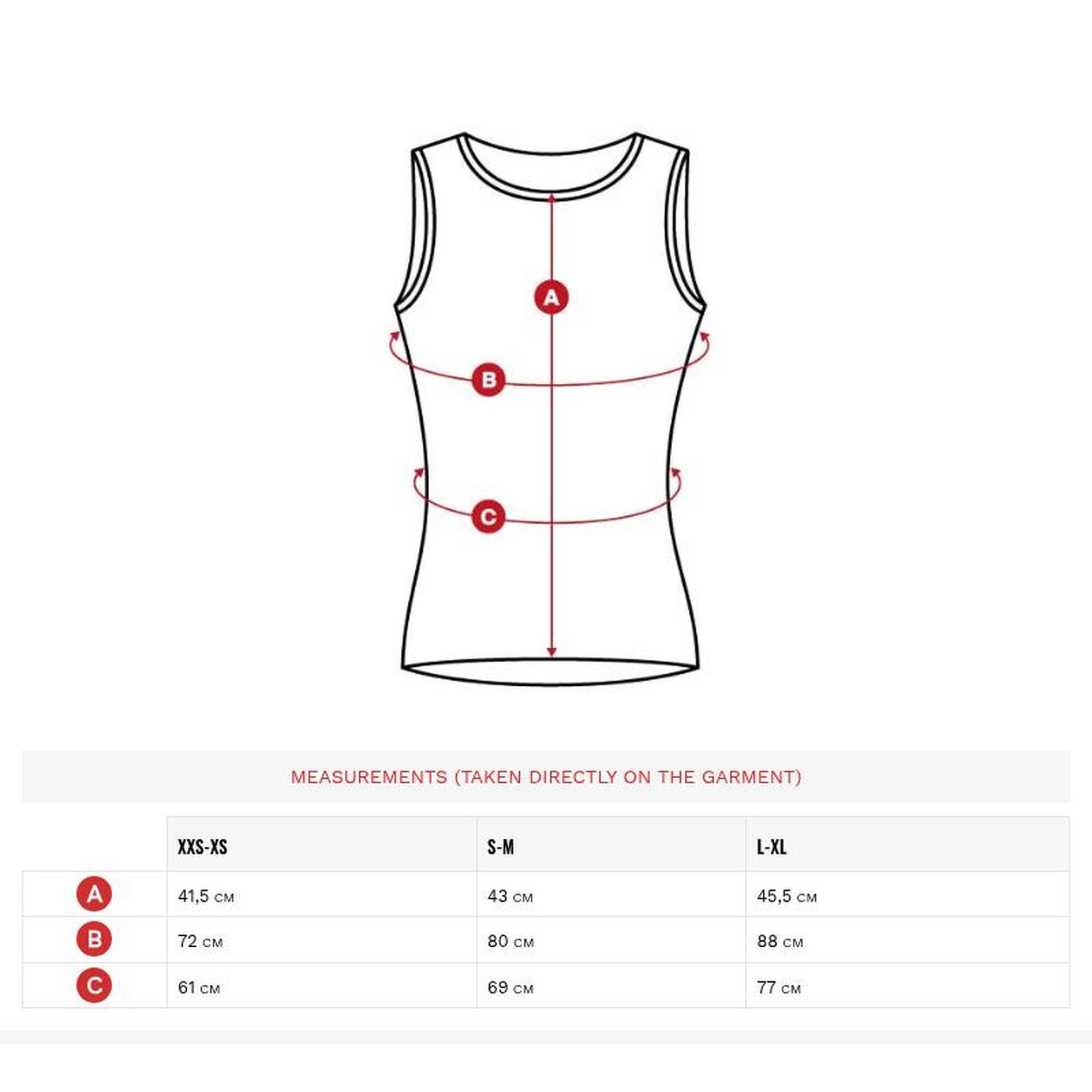 Dames Wielrennen fiets ondershirt Amazonas Wit