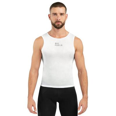 Heren wielrennen fiets ondershirt core airborne wit