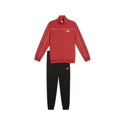 Tuta con bordino Poly da uomo PUMA Red Fire