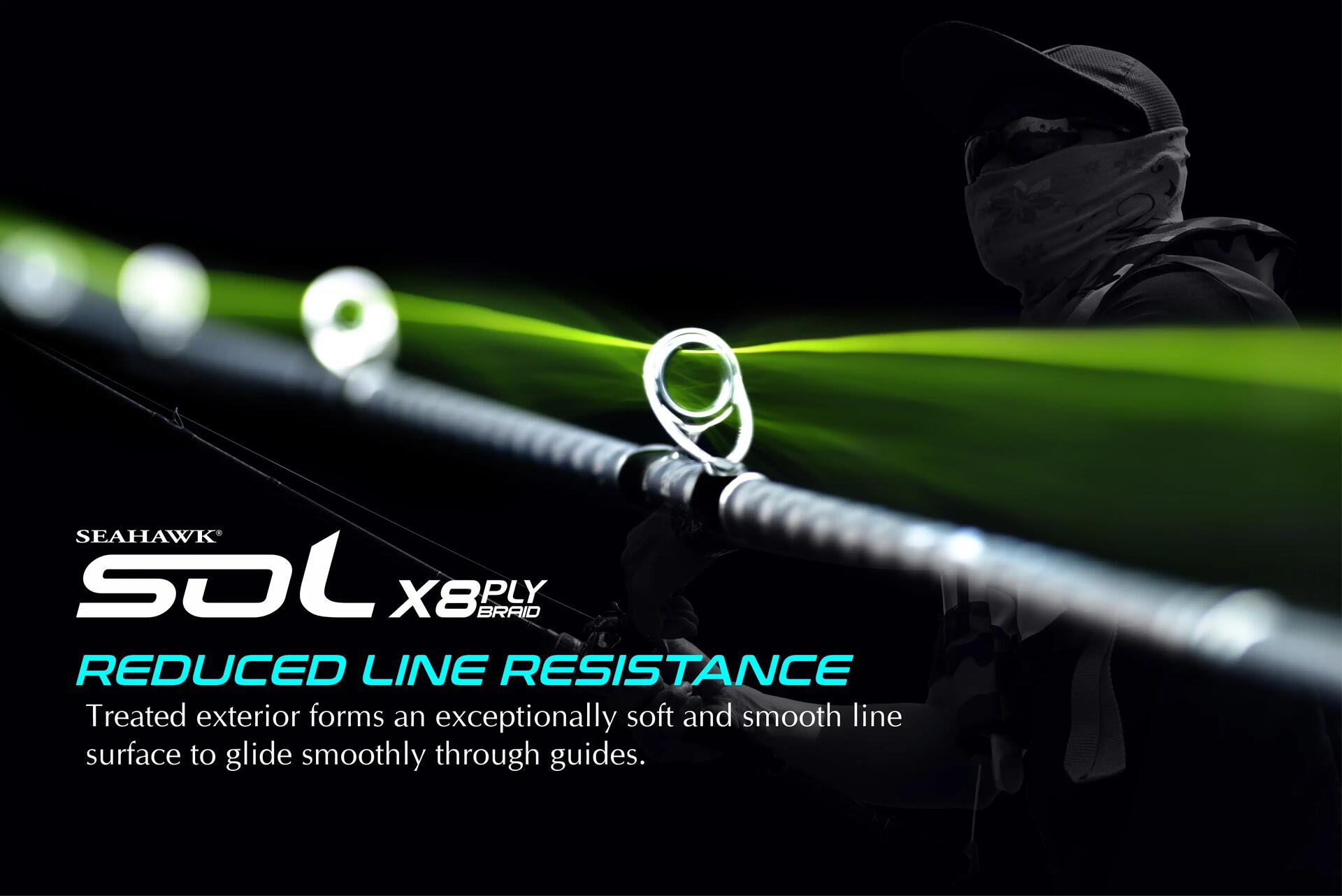 SOL 8X YELLOW 300M BRAIDED LINE