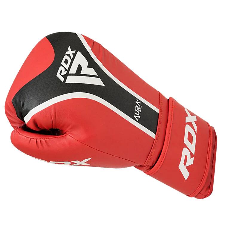 Mănuși box RDX AURA PLUS T-17, Roșu/Negru, 16oz