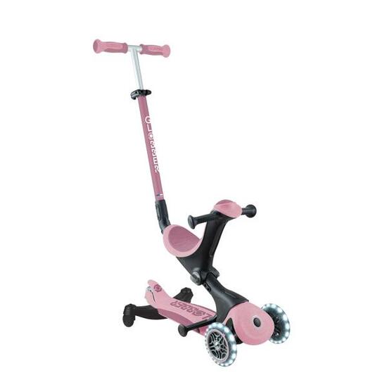 Trottinette évolutive GO-UP DELUXE LIGHTS ECO 360 - Rose Berry