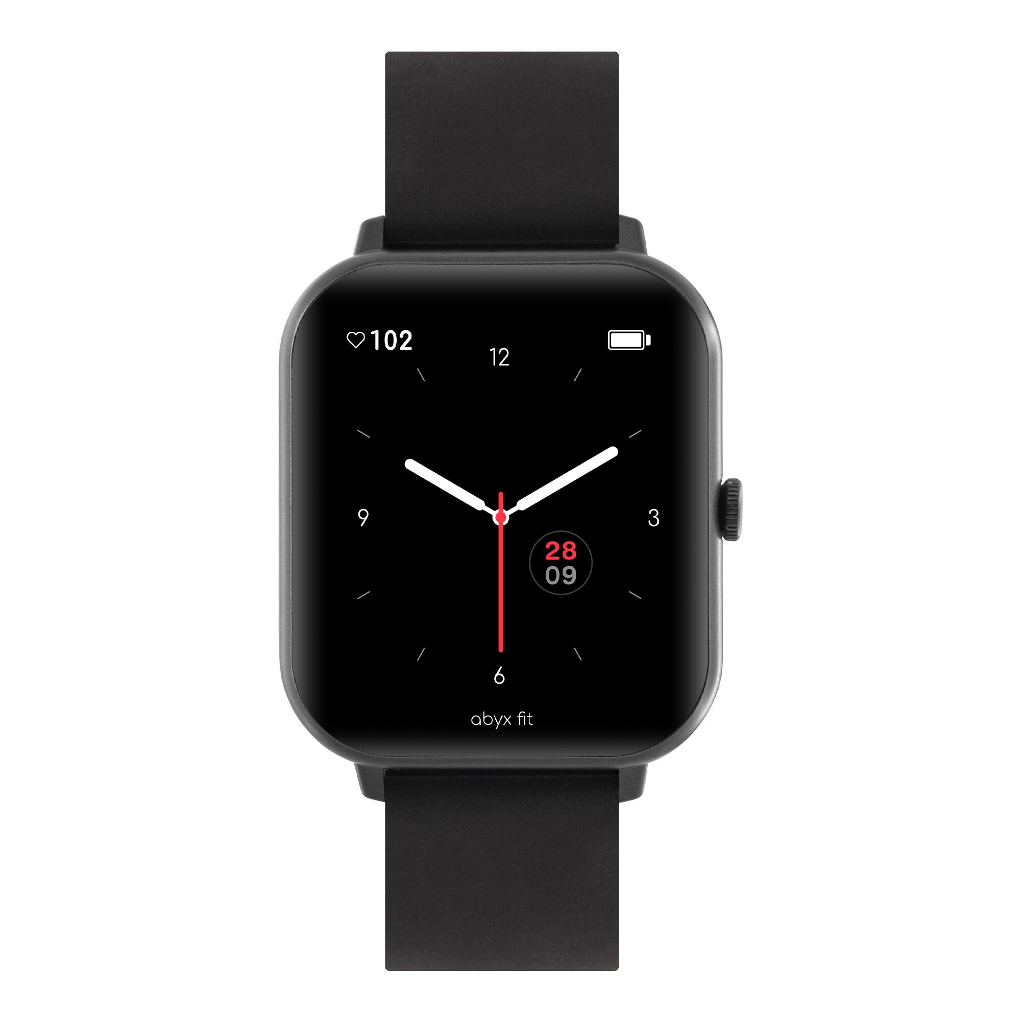 Abyx - Montre Connectée Multisport - Abyx Fit Touch 3 - Noire - Montre Connectée - Gris - Taille Unique - Decathlon