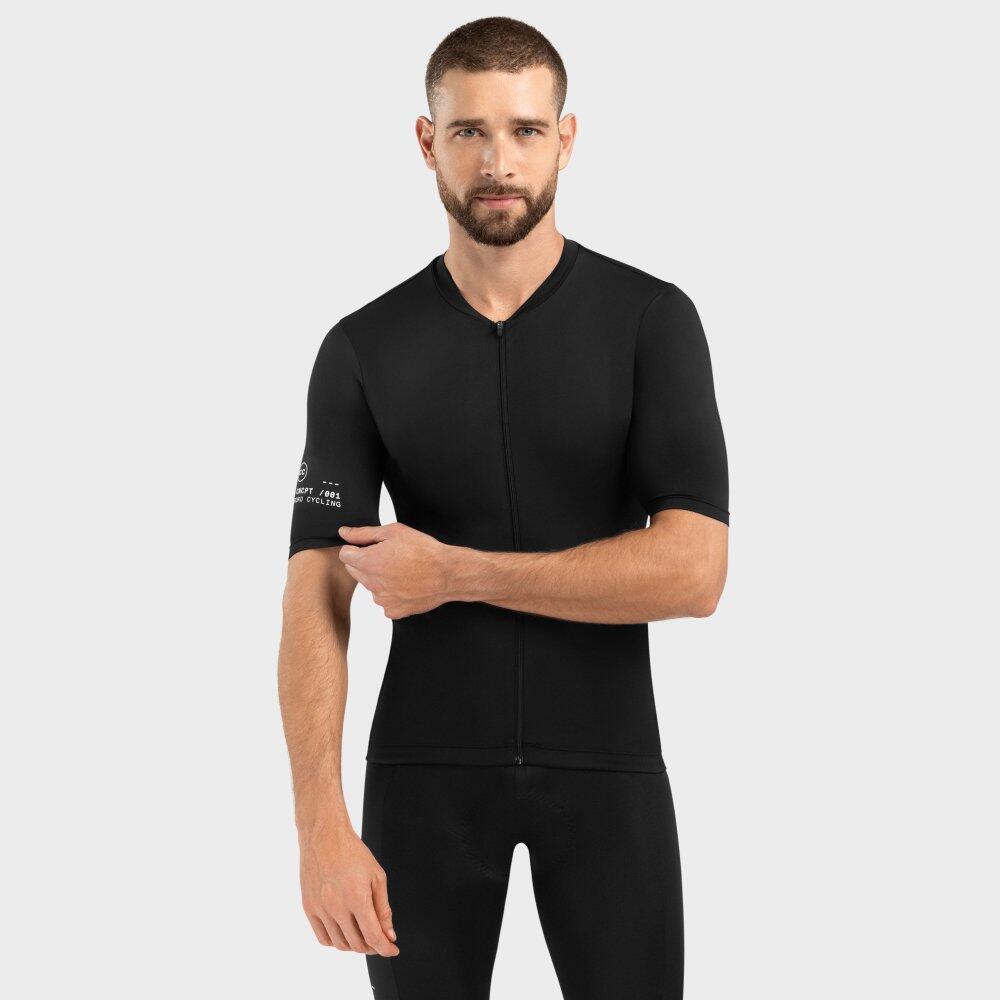 Maillot vélo Core Pordoi homme Noir slim manches courtes 2/8