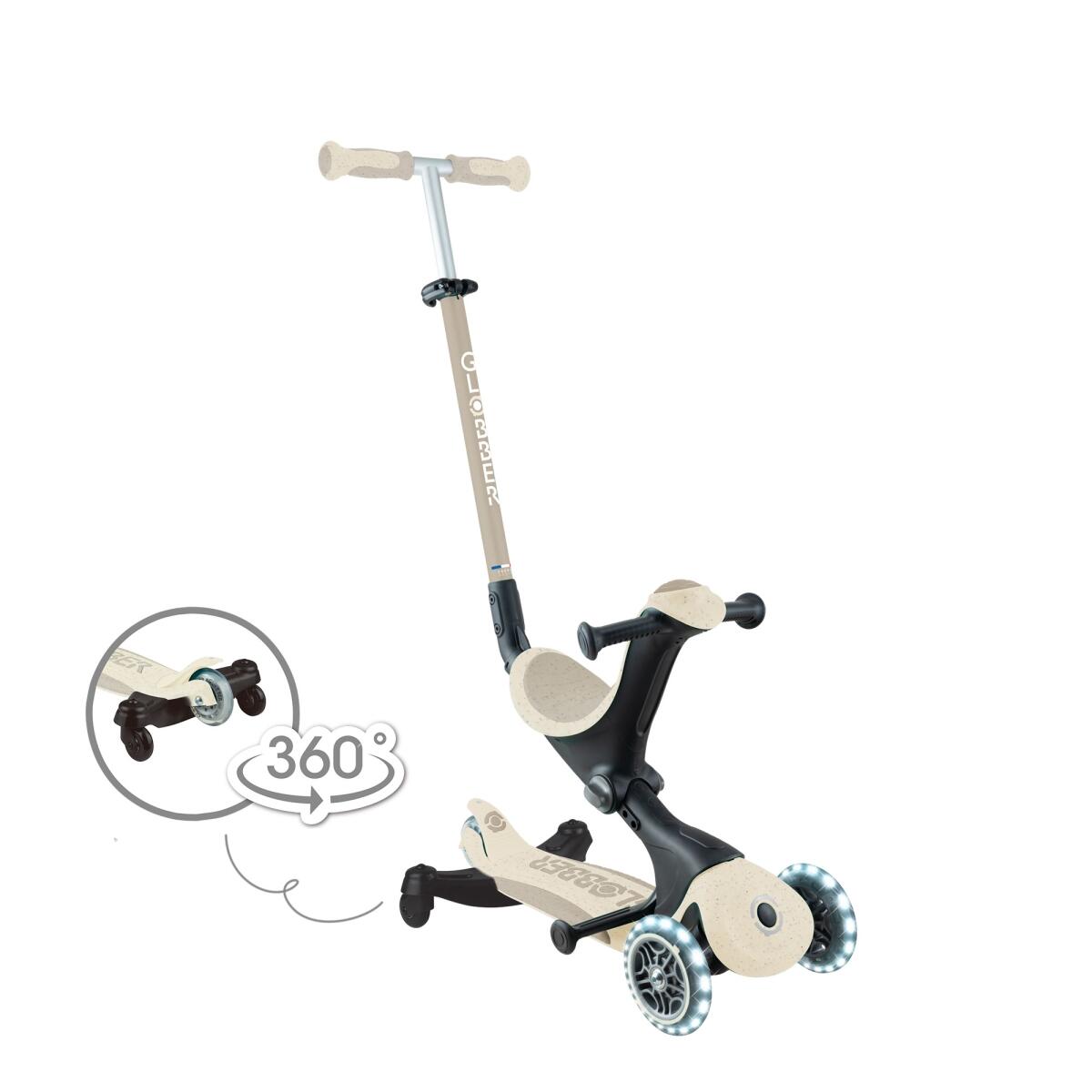 Trottinette évolutive GO-UP DELUXE LIGHTS ECO 360 - Taupe 2/7