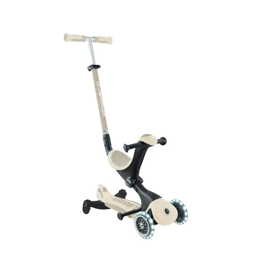 GOUP Deluxe Light Up Scooter With Seat (White)