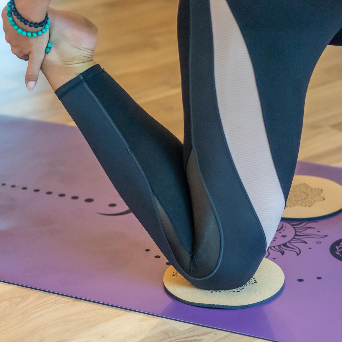 Ginocchiere Yoga 2 Pezzi - Tappetino Antiscivolo 20x20cm Per Proteggere Ginocchia E Gomiti