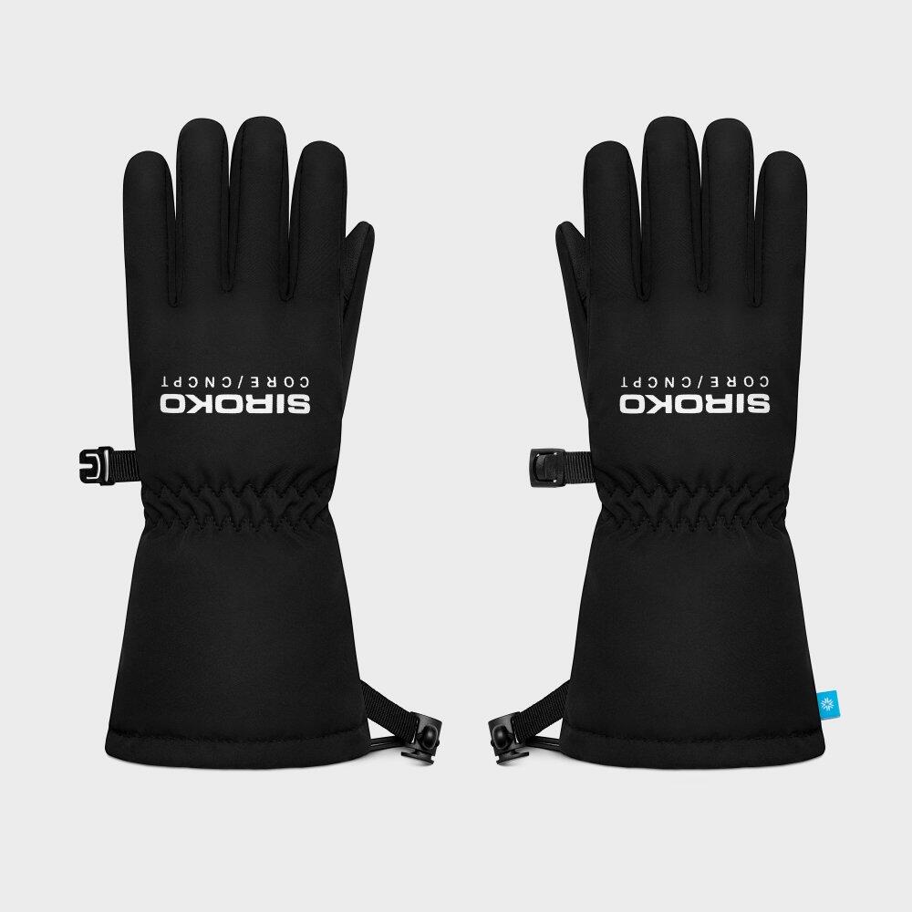 Kids Winter sports ’ ski & snowboard gloves K-Core Chill Black 4/4