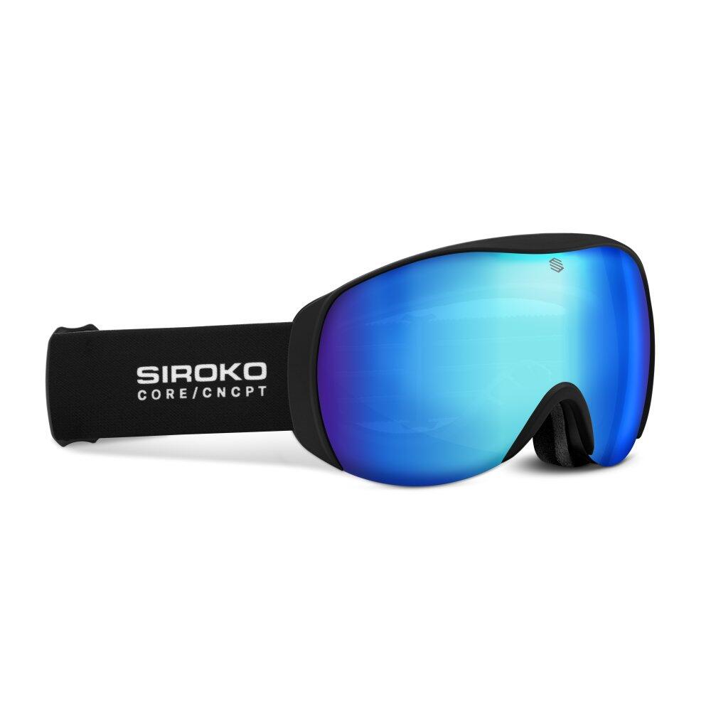 SIROKO Kids Winter sports ’ snowboard and ski goggles G-CORE KIDS Frosting Black