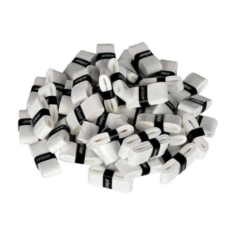 50-pack Of White Prince Tackypro Overgrips