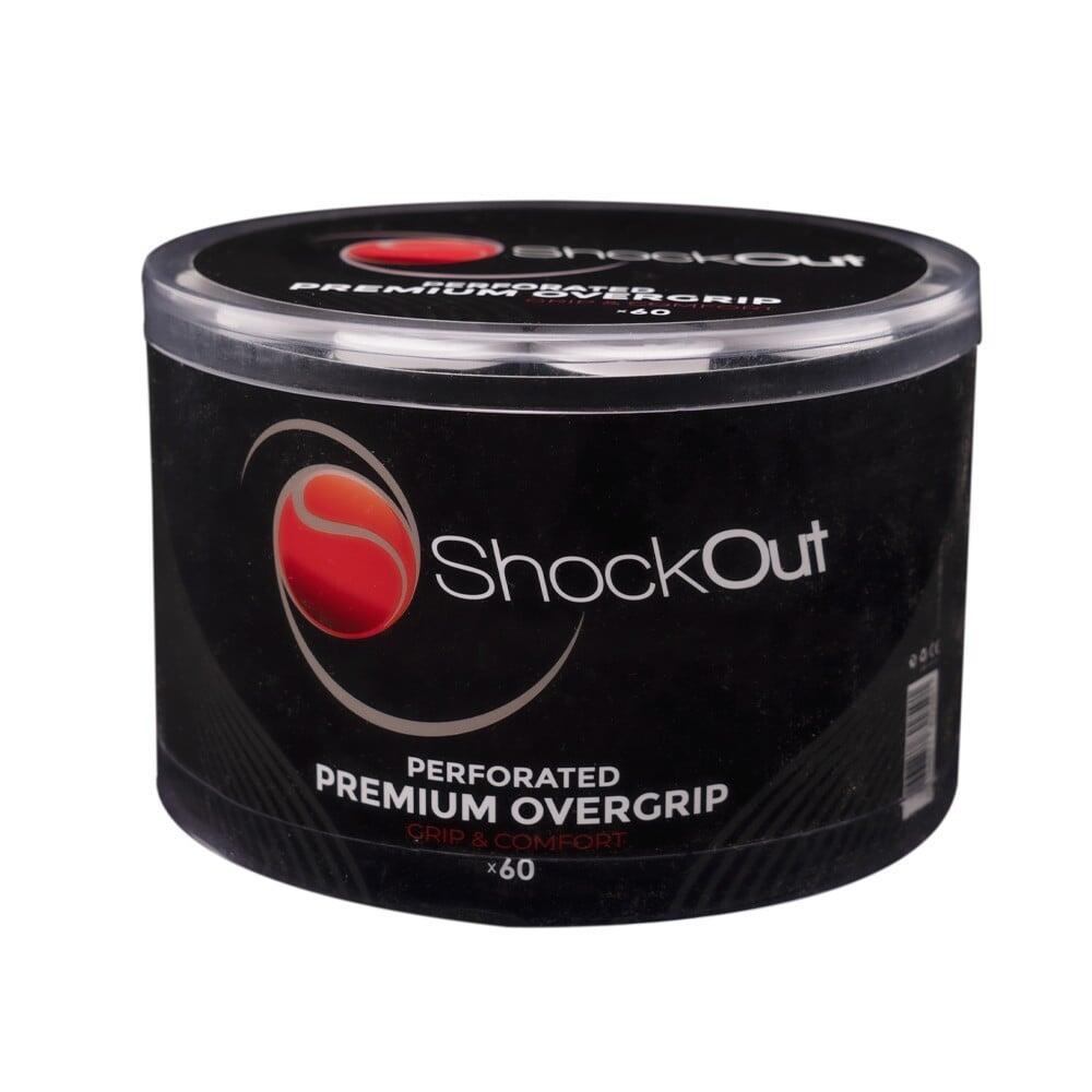 SHOCKOUT Confezione Da 60 Overgrip Premium Traforati Bianchi