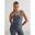 Dames Yoga Sportbeha met V-hals Bralette Leiblauw