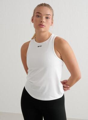 Dames yoga singlet zacht vochtafvoerend wit