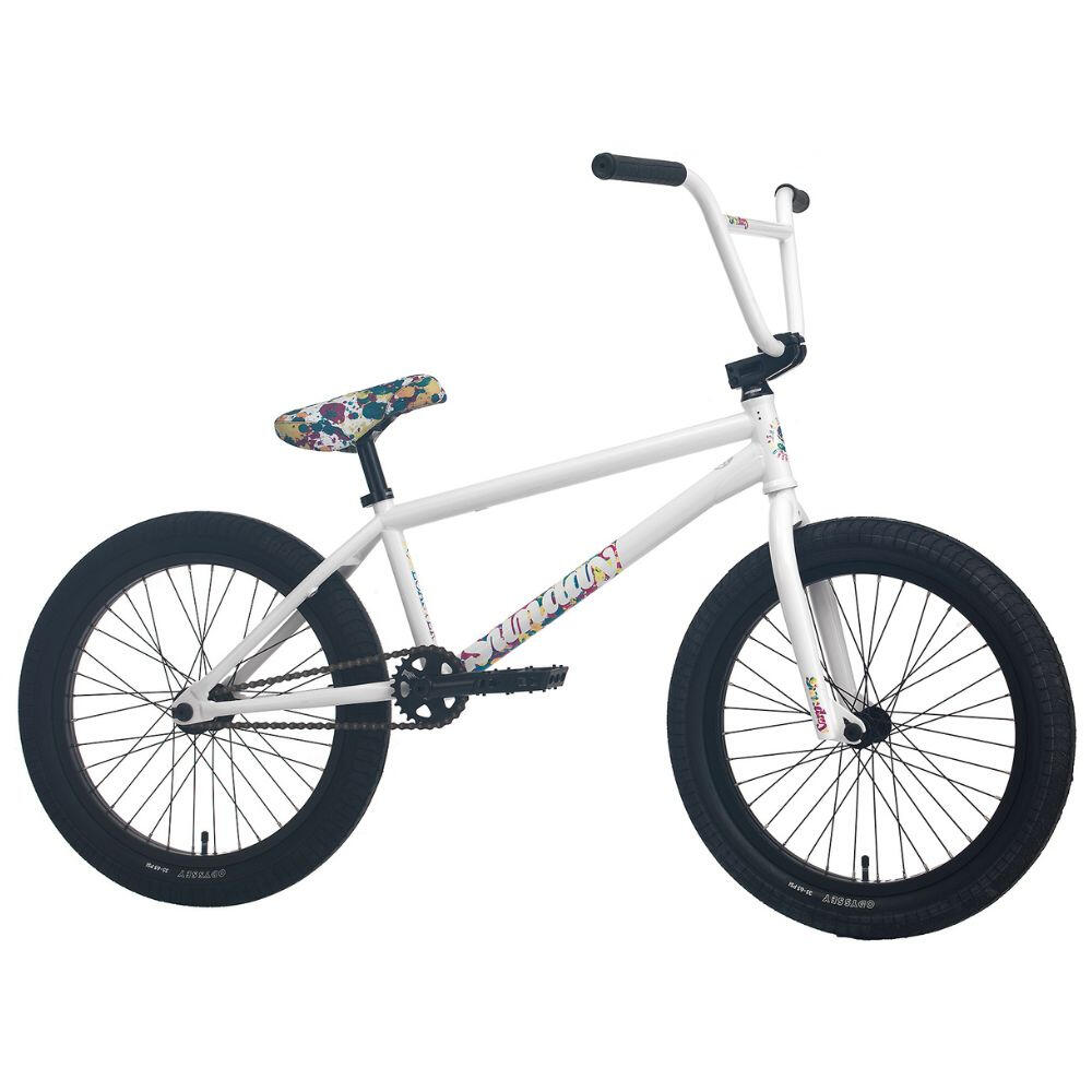 BMX Fiets Sunday Forecaster 20.5" Glanzend Wit (Aaron Ross Signature) 3/4