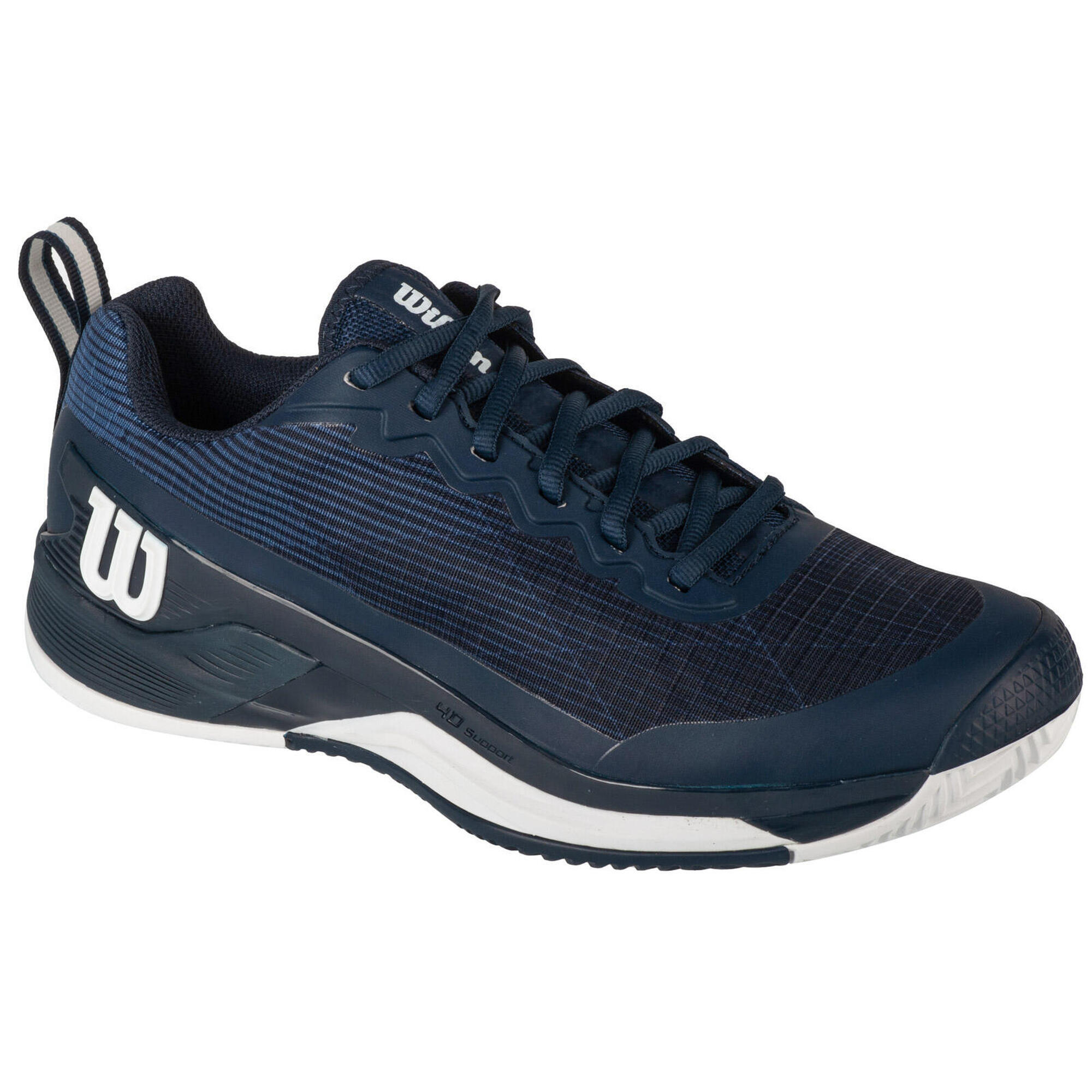 Wilson - Chaussures De Tennis Pour Hommes Rush Pro 4.5 Clay - Chaussures De Sport - Bleu - 43 - Decathlon