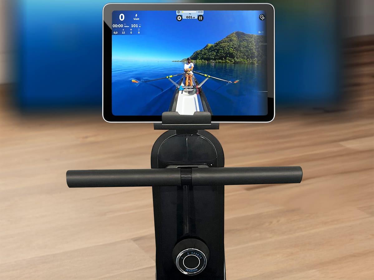 Rameur magnétique connecté Oxford Pro - Inertie 5 kg - Max. 120 kg - Bluetooth 5/7