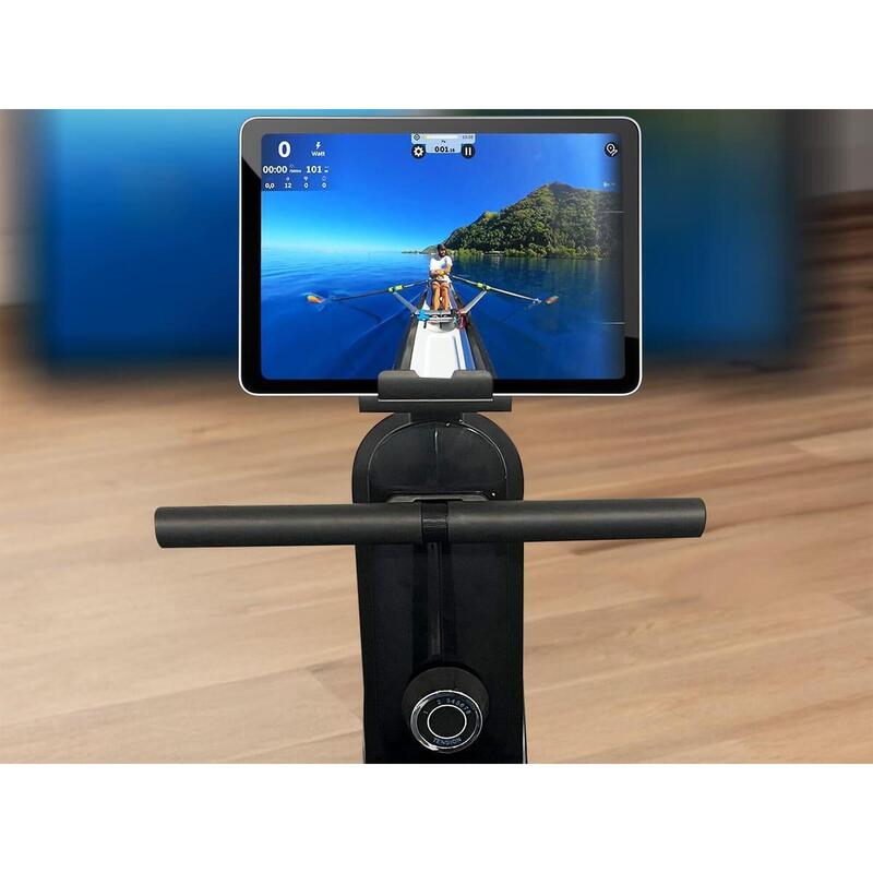 Wioślarz stacjonarny, trenażer magnetyczny Oxford Pro z wyświetlaczem LCD